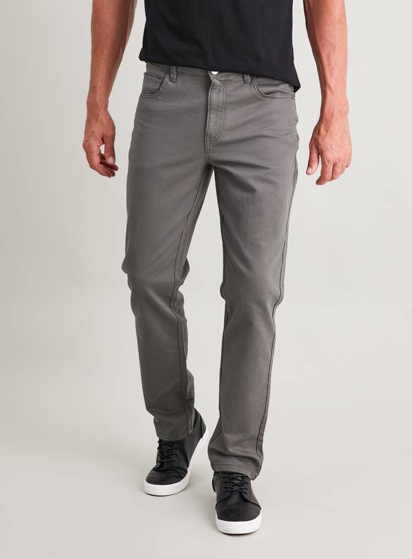 Buy Grey Trousers With Stretch 42R Multipacks Argos